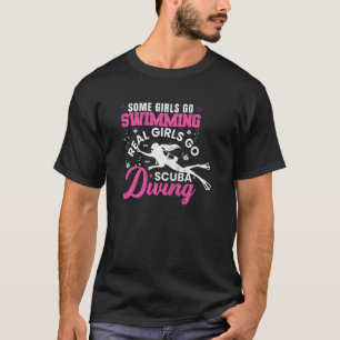 Erstaunliche großartige Mädchen gehen Tauchen Tau T-Shirt
