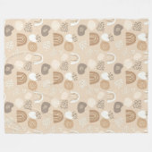 Erstaunliche hellbraune Elfenbein-Fleece-Decke Kun Fleecedecke (Vorderseite (Horizontal))