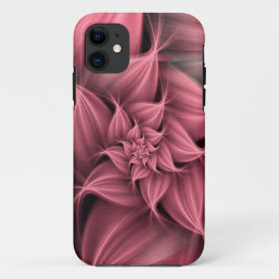 Erstaunliche Korallenrosa-Blumen-Fraktal  Case-Mate iPhone Hülle