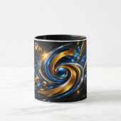 Erstaunliche Kosmische Wirbel Sternenexplosion Abs Tasse (Zentrum)