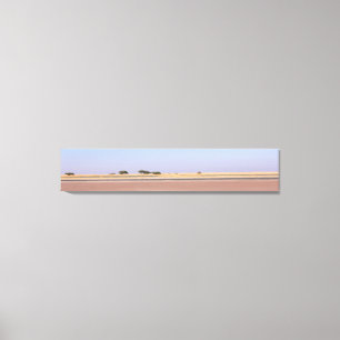 Erstaunliche Landschaft von Botswana Pans Leinwand