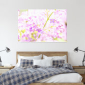 Erstaunliche Lilac-Blume Leinwanddruck (Insitu (Schlafzimmer))