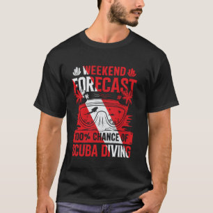 Erstaunliche lustige abgenutzte Taucherflagge Lust T-Shirt