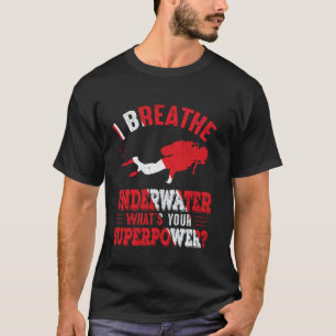 Erstaunliche lustige abgenutzte Taucherflagge lust T-Shirt