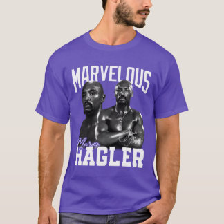 Erstaunliche Marvin Hagler Boing Legende Signatur  T-Shirt