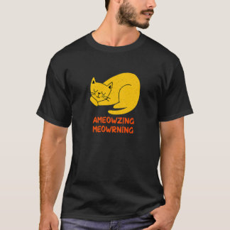 Erstaunliche Morgenkatze Mutter Hübsche Katze Vate T-Shirt