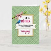 Erstaunliche Mutter Karte mit Blumen (Gelbe Blume)
