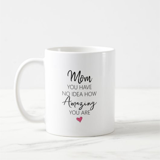 Erstaunliche Mutter Muttertag Name Zitat Kaffeetasse (Links)