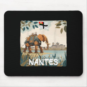 Erstaunliche Nantes-Elefanten-Grafik für Jungen un Mousepad