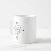 Erstaunliche Onkologie-Krankenschwester Personalis Kaffeetasse (Vorderseite Links)