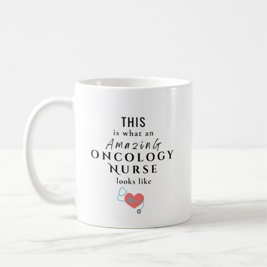 Erstaunliche Onkologie-Krankenschwester Personalis Kaffeetasse (Links)