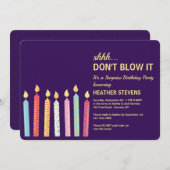 Erstaunliche Party Einladung (Vorne/Hinten)