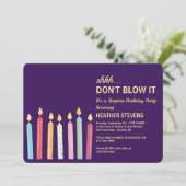 Erstaunliche Party Einladung (Stehend Vorderseite)