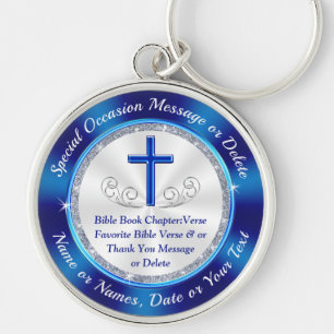 Erstaunliche, personalisierte christliche Geschenk Schlüsselanhänger