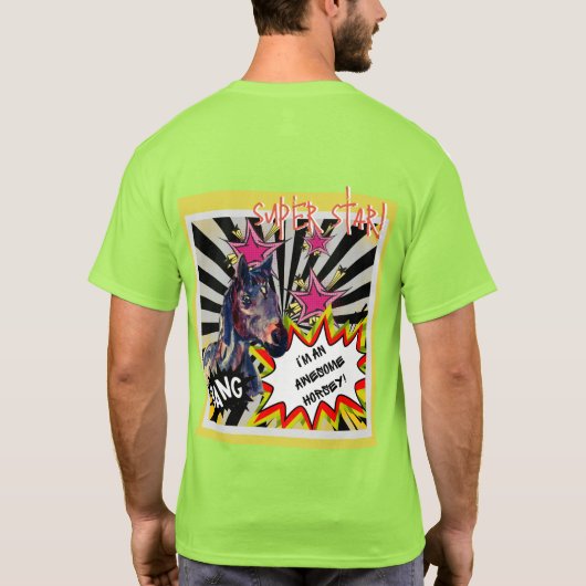 ERSTAUNLICHE PFERDE T-Shirt (Rückseite)
