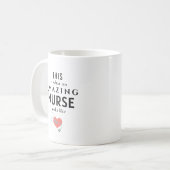 Erstaunliche Pflegekraft Personalisiert Kaffeetasse (Vorderseite Links)