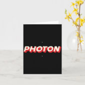 Erstaunliche Photon-Erklärung Karte (Gelbe Blume)