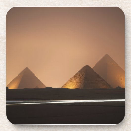 Erstaunliche Pyramiden Getränkeuntersetzer (Vorderseite)