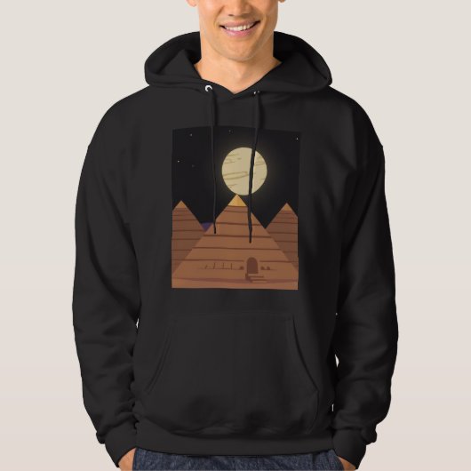 Erstaunliche Pyramiden  Hoodie (Vorderseite)
