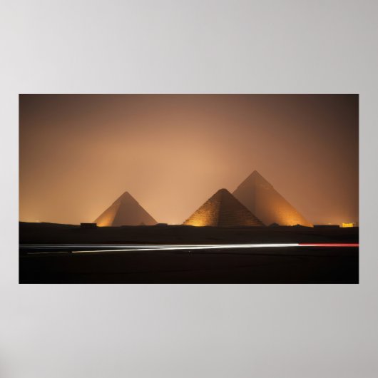 Erstaunliche Pyramiden Poster (Vorne)