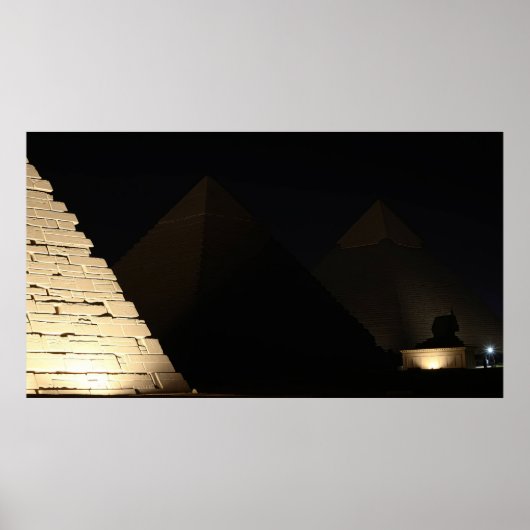 Erstaunliche Pyramiden Poster (Vorne)
