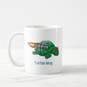 Erstaunliche Raketen-Schildkröte Kaffeetasse