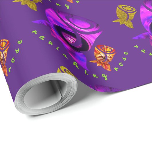 erstaunliche Rose Geschenkpapier (Rolleneckpunkt)