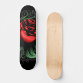 Erstaunliche Rose Skateboard (Vorderseite)