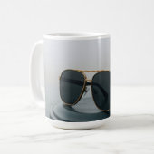 Erstaunliche Sonnenbrillen Kaffeetasse (Vorderseite Links)