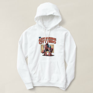 Erstaunliche Stadt Held Retro Comic Superheld T‑Sh Hoodie