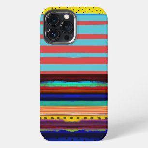 Erstaunliche Streifen RUPYDETEQUILA moderne Kunst iPhone 13 Pro Max Hülle