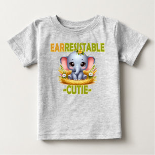 Erstaunliche Süsse Spaß Pun. Baby Elephant Cartoon T-shirt