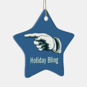 Erstaunliche Weihnachtsbaumverzierung Keramikornament (Rechts)