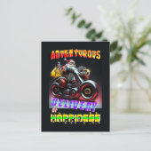 Erstaunliche Zufriedenheit Feiertagspostkarte (Stehend Vorderseite)