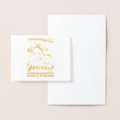 Erstaunliche Zufriedenheit Folienkarte (Anzeige)