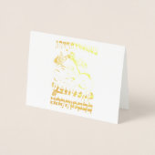 Erstaunliche Zufriedenheit Folienkarte (Vorderseite)