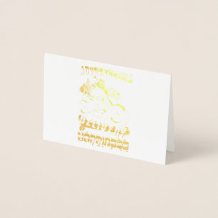 Erstaunliche Zufriedenheit Folienkarte