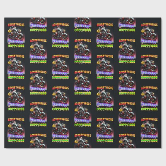 Erstaunliche Zufriedenheit Geschenkpapier (Flach)