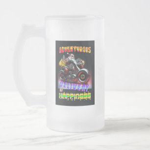 Erstaunliche Zufriedenheit Mattglas Bierglas