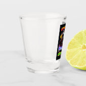 Erstaunliche Zufriedenheit Schnapsglas (Links)