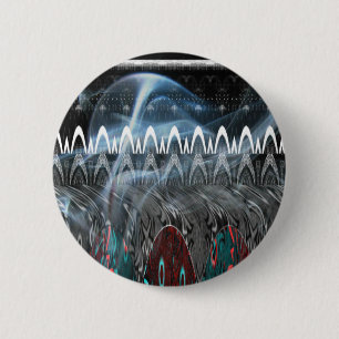 Erstaunlicher abstrakter Kunstprint Button