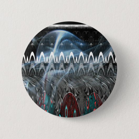 Erstaunlicher abstrakter Kunstprint Button (Vorderseite)