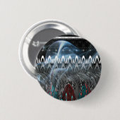 Erstaunlicher abstrakter Kunstprint Button (Vorne & Hinten)