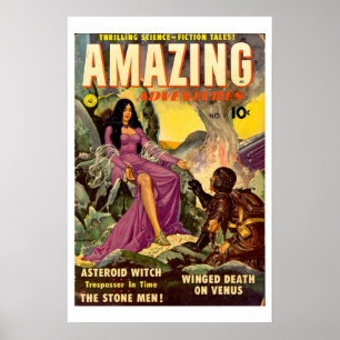 Erstaunlicher Asteroiden-Hexenposter Poster