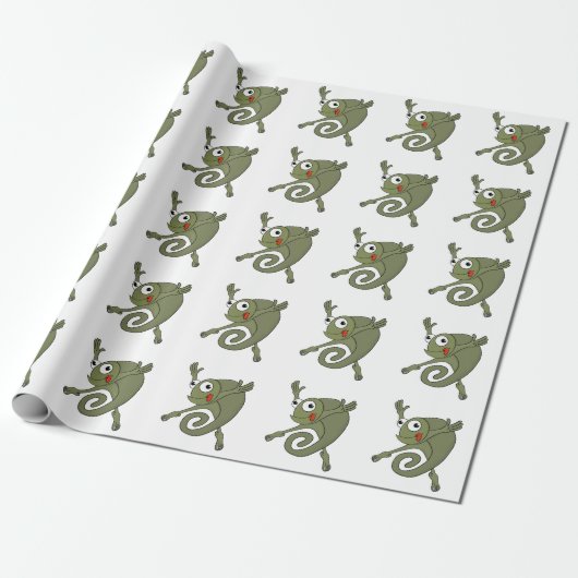 Erstaunlicher Chamäleon Geschenkpapier (Ungerollt)