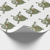 Erstaunlicher Chamäleon Geschenkpapier (Ecke)