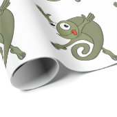 Erstaunlicher Chamäleon Geschenkpapier (Rolleneckpunkt)