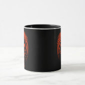 Erstaunlicher Dämonenjunge Pumpkinhead Halloween Tasse (Zentrum)