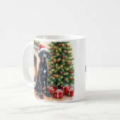 Erstaunlicher Great Dane Weihnachten  Kaffeetasse (Vorderseite Links)