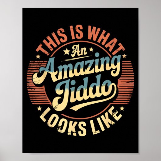 Erstaunlicher Jiddo Poster (Vorne)